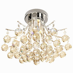 HOMCOM Modern K9 Crystal Ceiling Lighting Chandelier Light Lamp