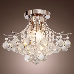 HOMCOM Modern K9 Crystal Ceiling Lighting Chandelier Light Lamp - Additional view 8