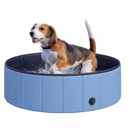 Pawhut Pet Cat Dog Swimming Pool Indoor Outdoor Bathing Foldable Inflate 100cm - Additional view 8