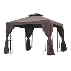 Outsunny 3 x 3(m) Garden Metal Gazebo Sun Shade Shelter Outdoor Party Tent
