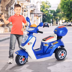 HOMCOM Electric Ride on Toy Car Kids Motorbike Children Battery Tricycle 6V