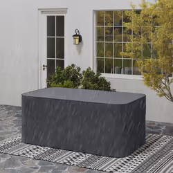 Outsunny Patio 2/3 Seater Rattan Sofa Waterproof Furniture Cover Rain Protection