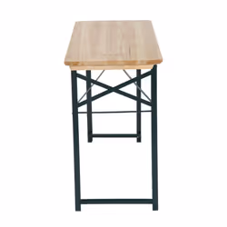 Outsunny 3PC Wooden Garden Picnic Set Patio Dining Table Bench Chair Party - Additional view 5