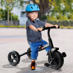 HOMCOM Baby Kids Children Toddler Tricycle Ride on Trike W/ 3 Wheels Black
