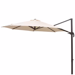Outsunny 3m Roma Beige Cantilever Garden Umbrella