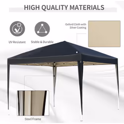 Outsunny Heavy-Duty Pop Up Gazebo