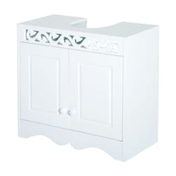 HOMCOM Sink Cabinet Basin Bathroom Cupboard Shelf Storage Unit