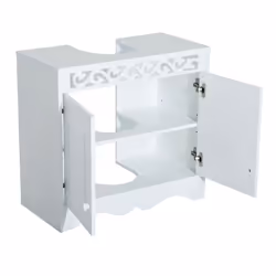 HOMCOM Sink Cabinet Basin Bathroom Cupboard Shelf Storage Unit - Additional view 5
