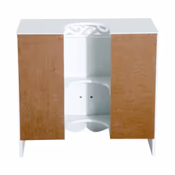 HOMCOM Sink Cabinet Basin Bathroom Cupboard Shelf Storage Unit - Additional view 6