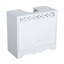 HOMCOM Sink Cabinet Basin Bathroom Cupboard Shelf Storage Unit - Additional view 9
