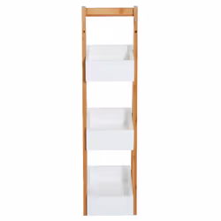 HOMCOM Bathroom Rack A shape 3-Tier Storage Unit Shelving Organizer - Additional view 5