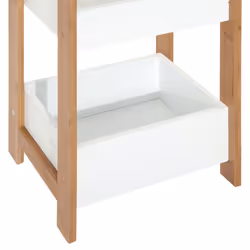 HOMCOM 3-Tier Bathroom Rack Organizer Storage Shelf Rack Free Standing Bamboo - Additional view 5