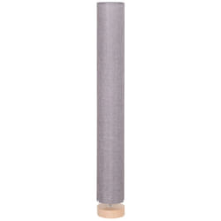 HOMCOM Tall Floor Lamp Lighting w/ Fabric Shade for Bedroom Living Room Grey