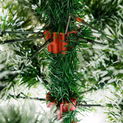 Homcom Christmas Tree Artificial Xmas with Metal Stand - 7ft / 210cm - Additional view 4