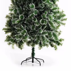 Homcom Christmas Tree Artificial Xmas with Metal Stand - 7ft / 210cm - Additional view 7