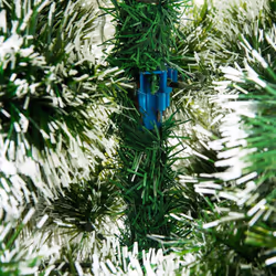 Homcom Christmas Tree Artificial Xmas with Metal Stand - 7ft / 210cm - Additional view 8