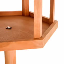 PawHut Bird Table Wooden Feeding Station with Stand for Garden Wooden 153cm - Additional view 6