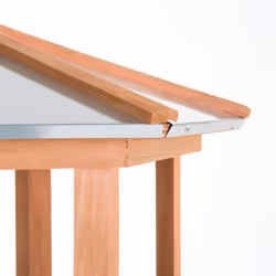 PawHut Bird Table Wooden Feeding Station with Stand for Garden Wooden 153cm - Additional view 7