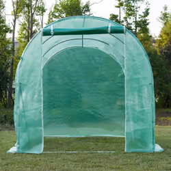 Outsunny Walk in Polytunnel Outdoor Garden Greenhouse - 3m