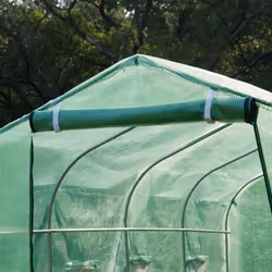 Outsunny Walk-In Polytunnel Greenhouse With Windows - 4m - Additional view 8
