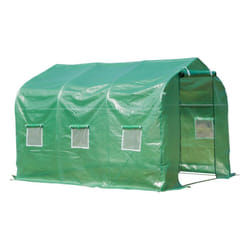 Outsunny Walk-In Polytunnel Greenhouse With Windows - 3m