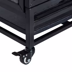 PawHut Heavy Duty Pet Cage with Wheels | Metal Dog Kennel - 38 inches - Additional view 5