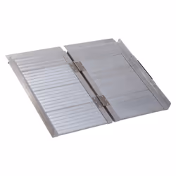 Homcom Portable Folding Aluminium Ramp Wheelchair Pet - 2ft