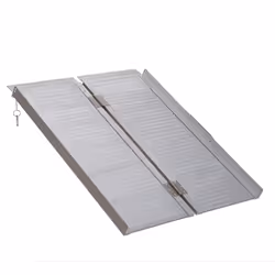 Homcom Portable Folding Aluminium Ramp Wheelchair Pet - 3ft