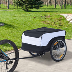 PAWHUT Bicycle Cargo Trailer Shop Luggage Storage Utility Hitch Cover