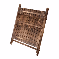 Outsunny Flower Stand Plant Display Rack 3-Tier Foldable Wood Garden Patio - Additional view 4