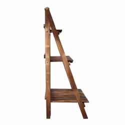 Outsunny Flower Stand Plant Display Rack 3-Tier Foldable Wood Garden Patio - Additional view 6