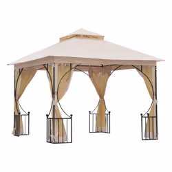 Outsunny Gazebo Party Tent Canopy Sun Shade for Patio Garden 3x3(m) - Additional view 8