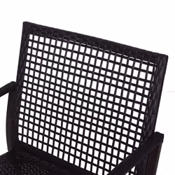 Outsunny 3 Pieces Rocking Chair Bistro Set Furniture Rattan Wicker Brown - Additional view 9