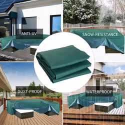 Outsunny Garden Furniture Cover Outdoor Waterproof Rattan Set Rain Protection