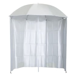 Outsunny  2.2M Outdoor Parasol Fishing Umbrella Beach Sun Shelter w/ Carry Bag