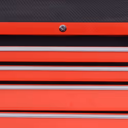 DURHAND Roller Tool Cabinet Storage Chest Box Garage Workshop 7 Drawers Red - Additional view 7