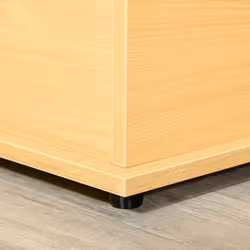 HOMCOM Storage Chest With Lid, 113L Storage Box, Burlywood - Additional view 9