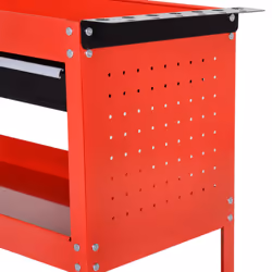 DURHAND 3-tier Tool Trolley Cart Roller Cabinet Garage Workshop with Drawer - Additional view 6
