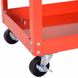 DURHAND 3-tier Tool Trolley Cart Roller Cabinet Garage Workshop with Drawer - Additional view 7