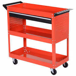 DURHAND 3-tier Tool Trolley Cart Roller Cabinet Garage Workshop with Drawer - Additional view 8
