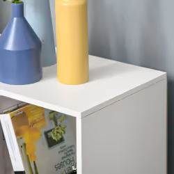HOMCOM 9 Cube Storage Cupboard Bookcase Bookshelf Home Office, White - Additional view 8