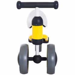 HOMCOM Baby Toddler Balance Bike Walker 3 Wheel Push Bike for 1-2 Years Yellow