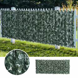 Outsunny Artificial Leaf Hedge Privacy Screen Roll Garden Fence Panel 1m x 2.4m - Additional view 6