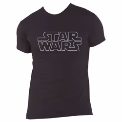Star Wars Classic Logo T Shirt - M, Black