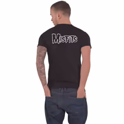 Misfits Fiend Skull T Shirt - M, Black