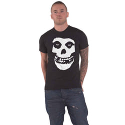 Misfits Fiend Skull T Shirt - XL, Black