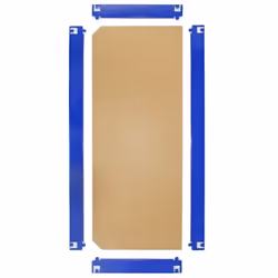 Spare 75cm Shelf Blue Garage Shelving T-Rax Racking Unit Steel Storage Racks