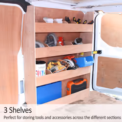 Ford Transit Custom SWB Van Racking Plywood Tool Storage Rack Ply Shelving Unit - Additional view 7