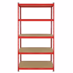 3 Garage Shelving Racking 90cm Storage Units Heavy Duty Metal Shelves 5 Tier