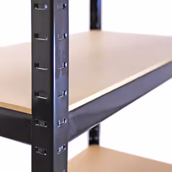 10 Garage Warehouse T-Rax Steel Black 5 Tier 90cm Racking Shelving Storage Units - Additional view 7